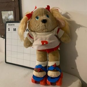 Vintage 1984 The Get Along Gang Dotty Dog Plush